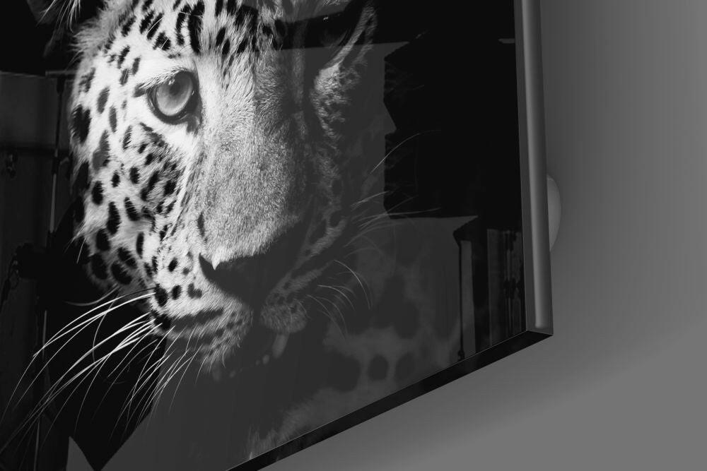 Leopard Glass Wall Art.