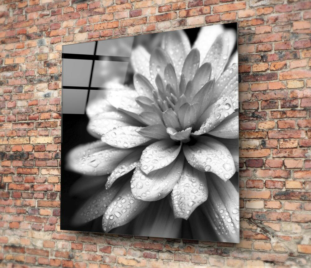Flower Glass Wall Art.