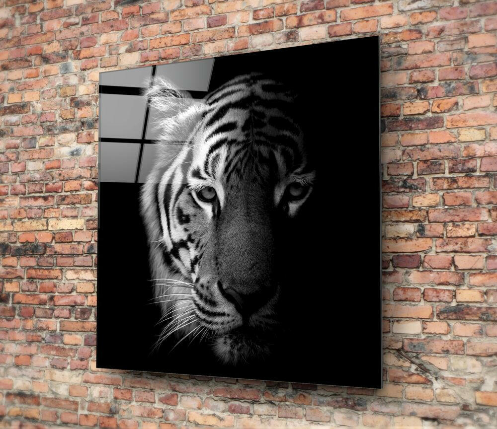 Tiger Glass Wall Art.
