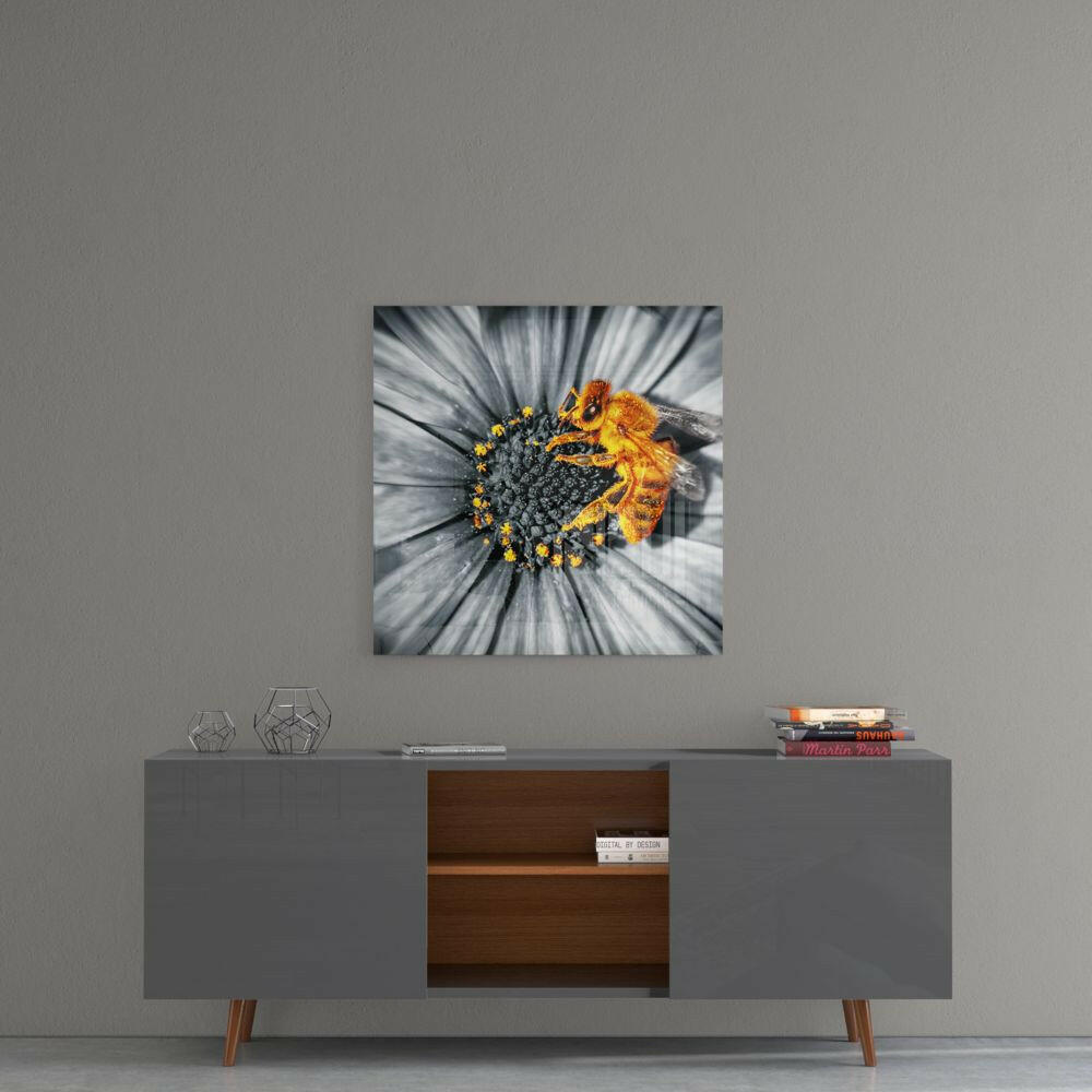 Bee Glass Wall Art.