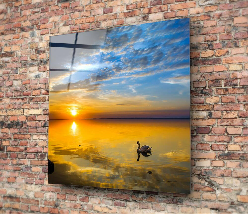 Sunset Glass Wall Art.