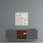 Abstract Glass Wall Art.