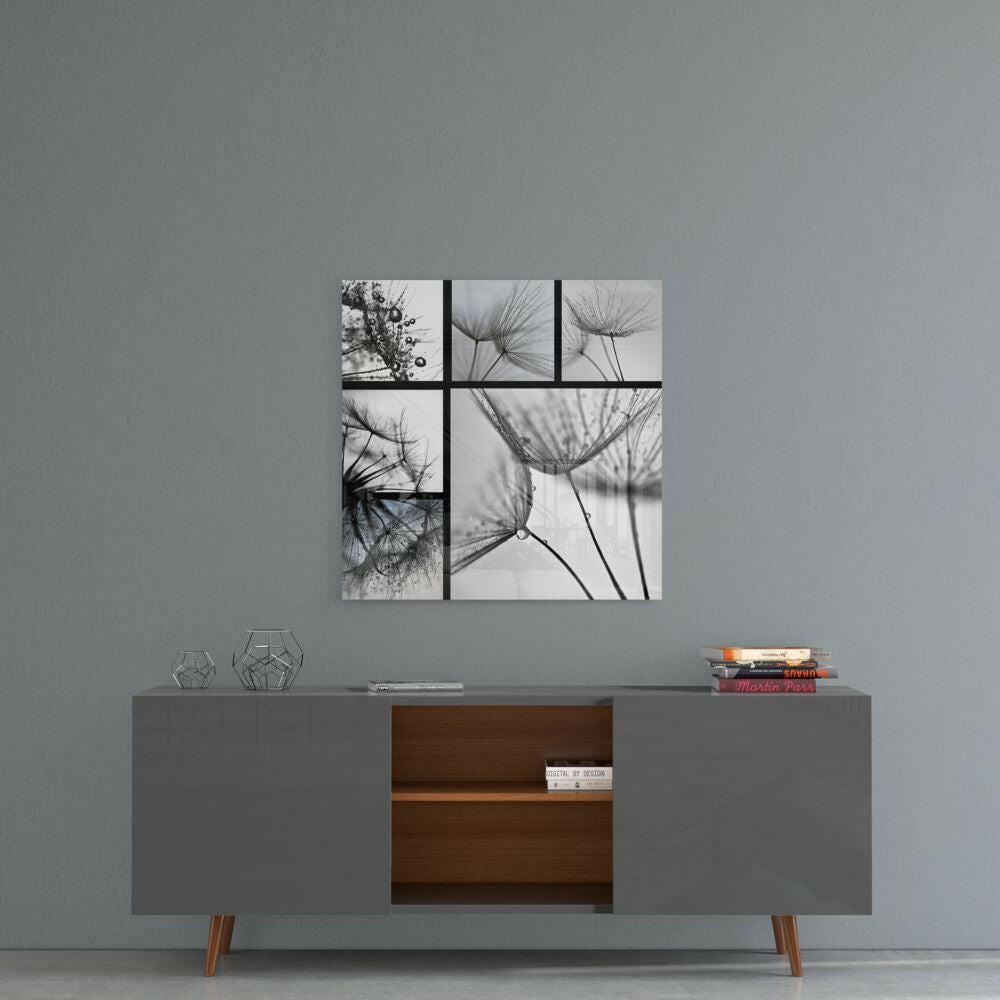 Flower Glass Wall Art.