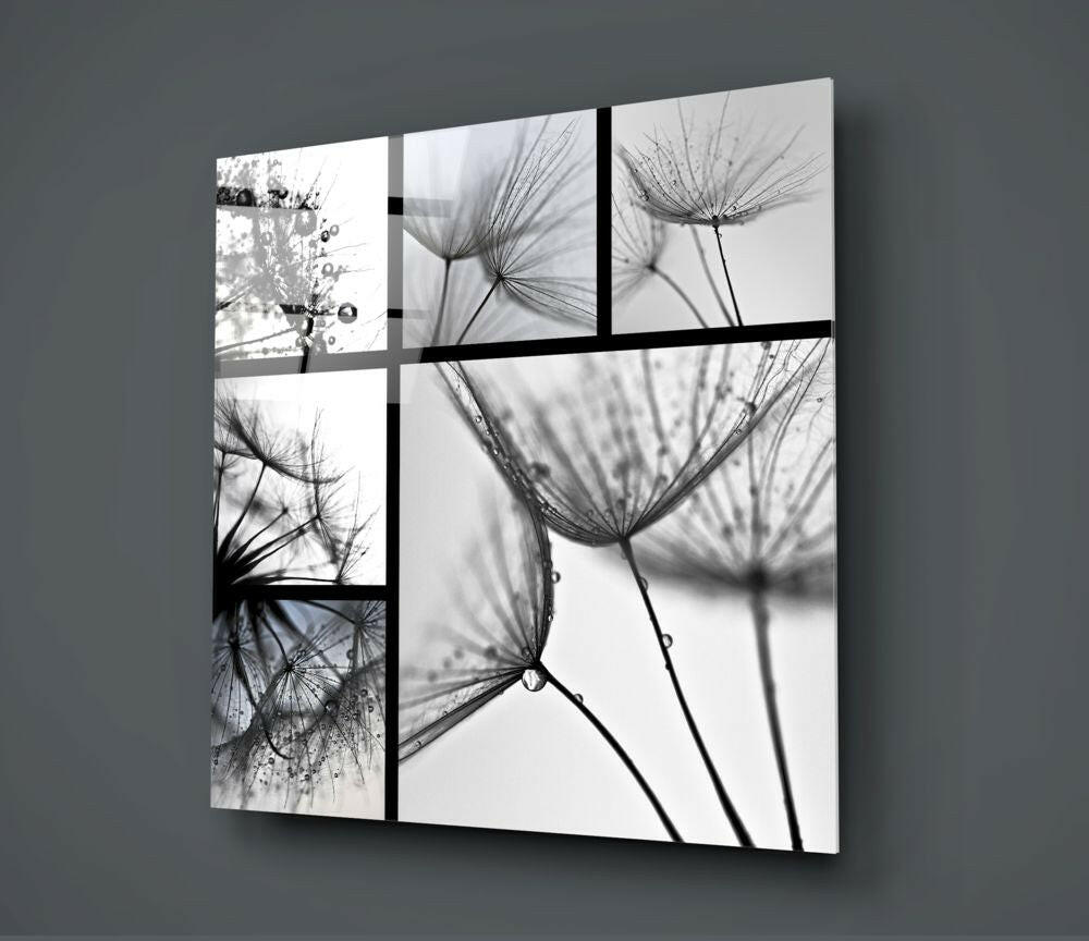 Flower Glass Wall Art.
