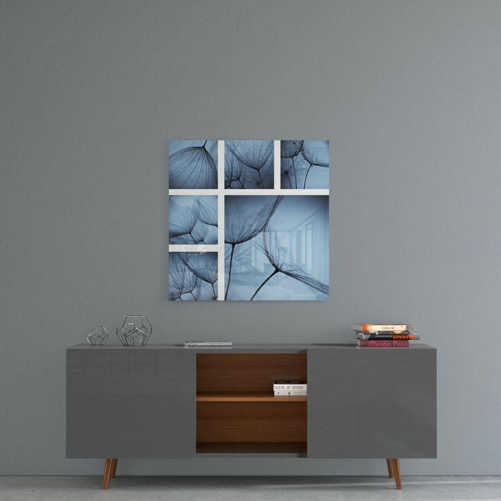 Flower Glass Wall Art.