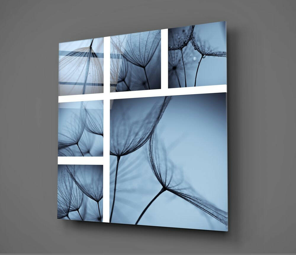 Flower Glass Wall Art.