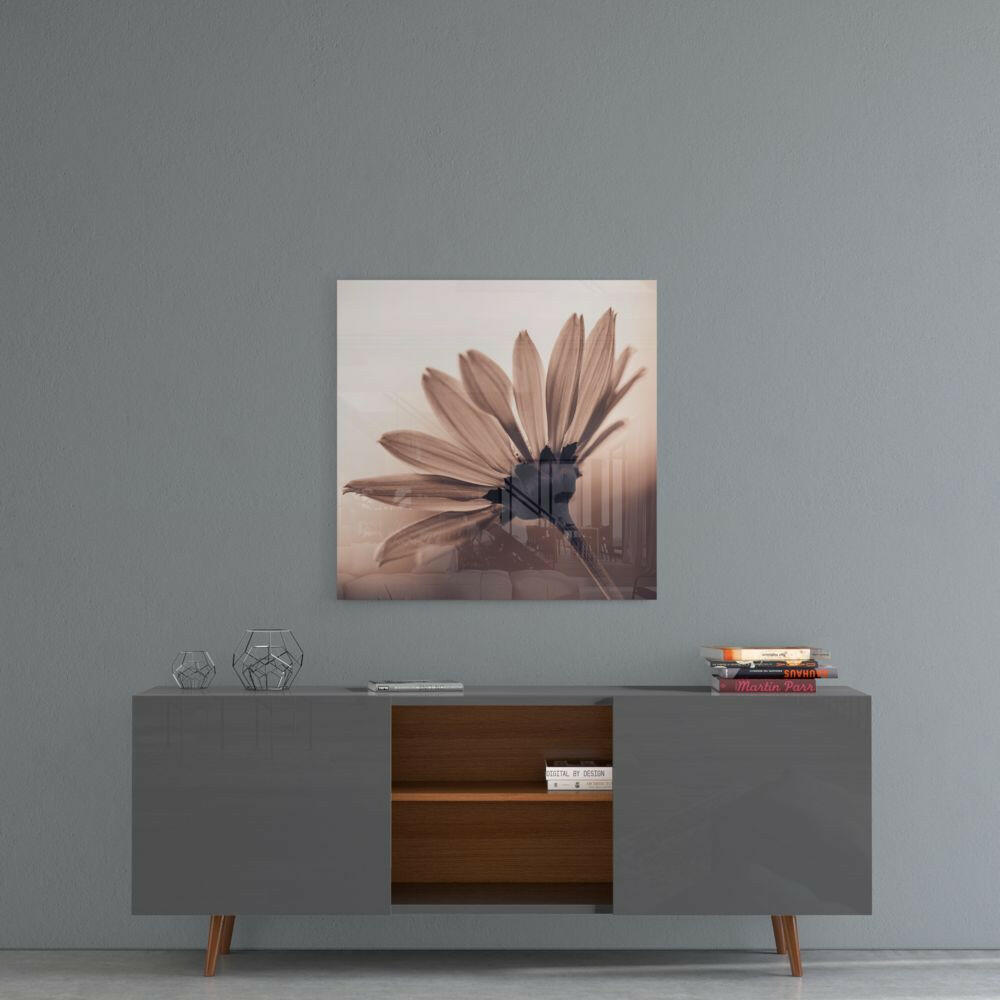 Flower Glass Wall Art.