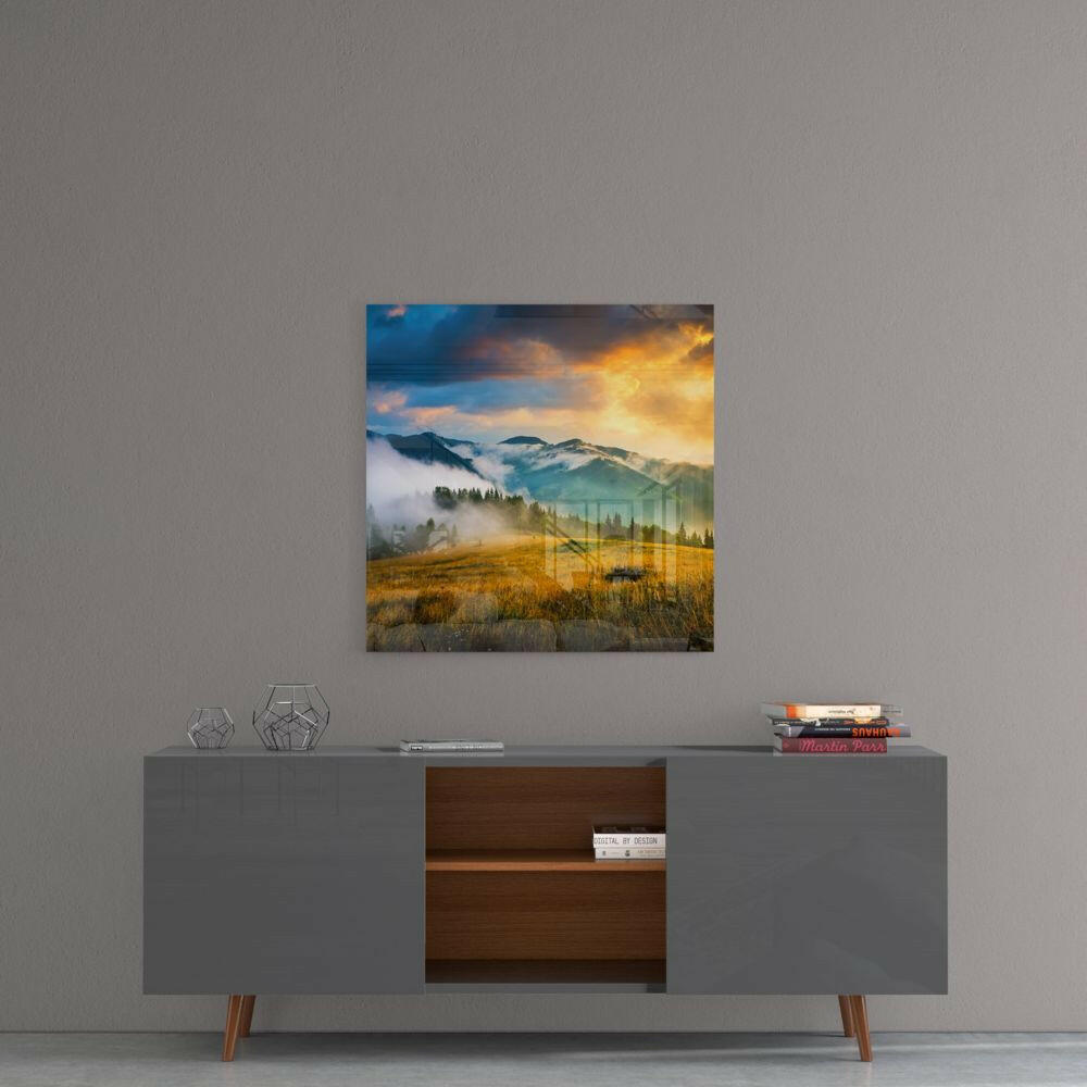 Valley Glass Wall Art.
