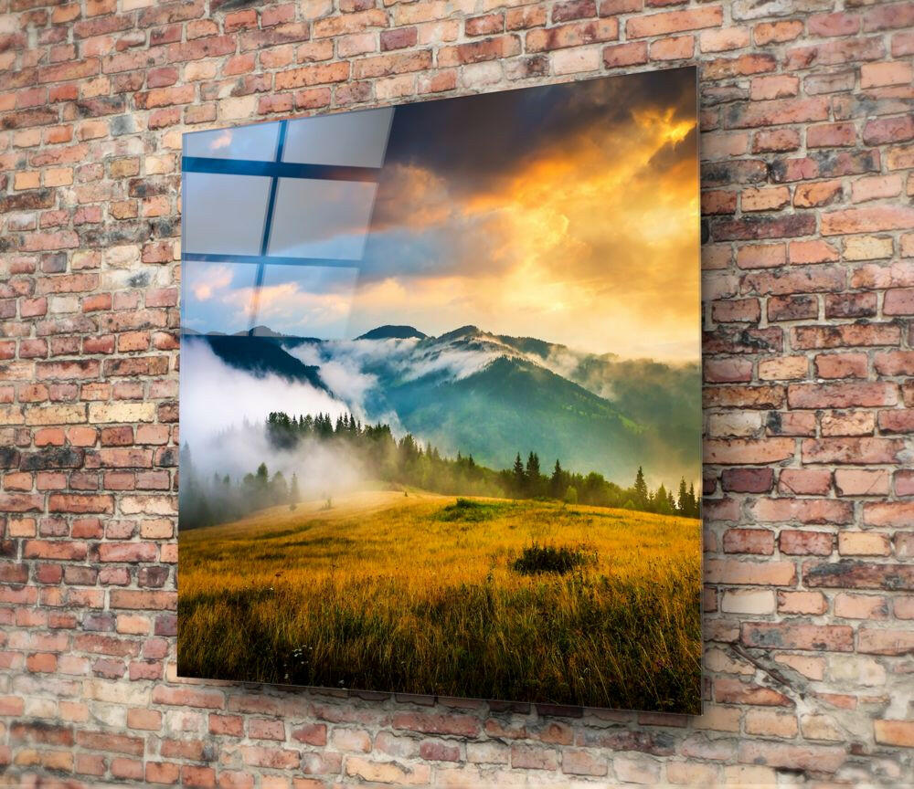 Valley Glass Wall Art.