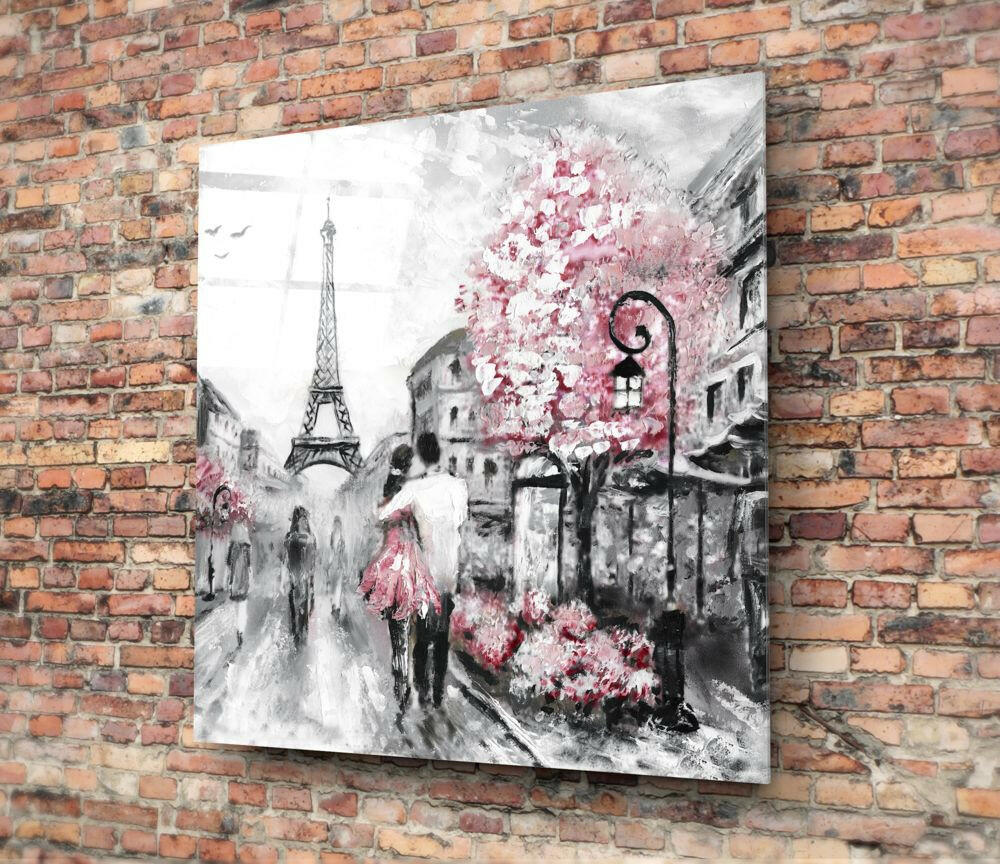 Paris Glass Wall Art.