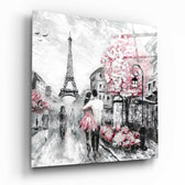 Paris Glass Wall Art.