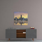 City Glass Wall Art.