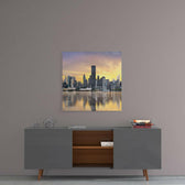City Glass Wall Art.