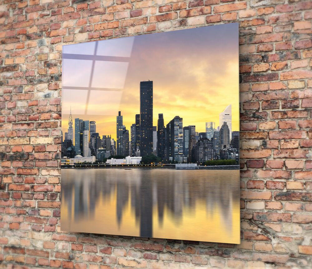 City Glass Wall Art.
