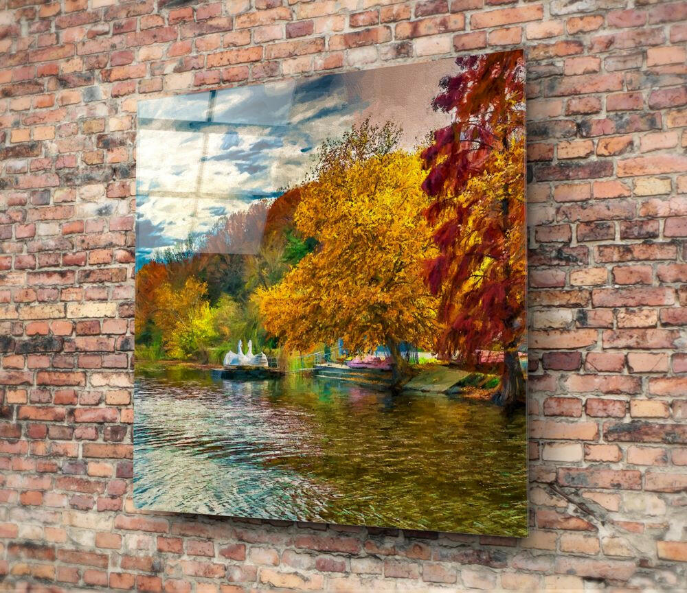 Lake Glass Wall Art.