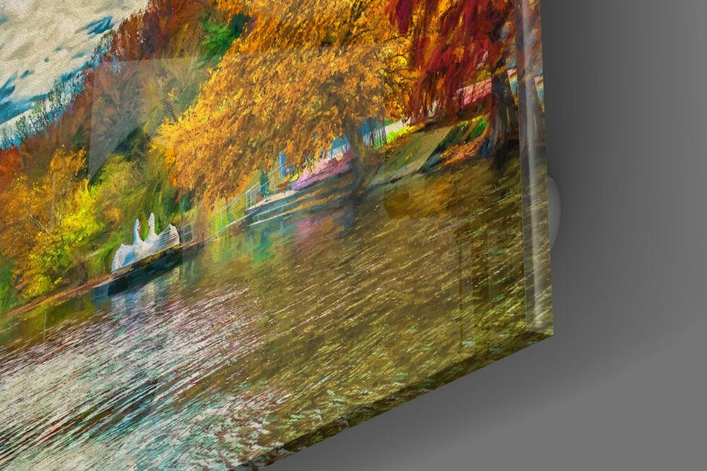 Lake Glass Wall Art.