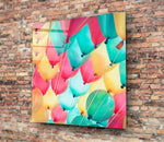 Balloons Glass Wall Art.