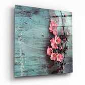 Flower Glass Wall Art.