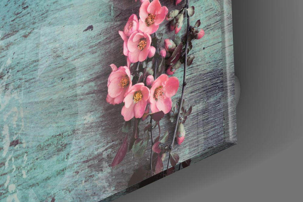 Flower Glass Wall Art.