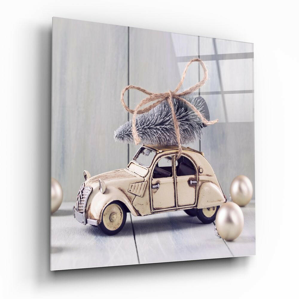 Citroen Glass Wall Art.