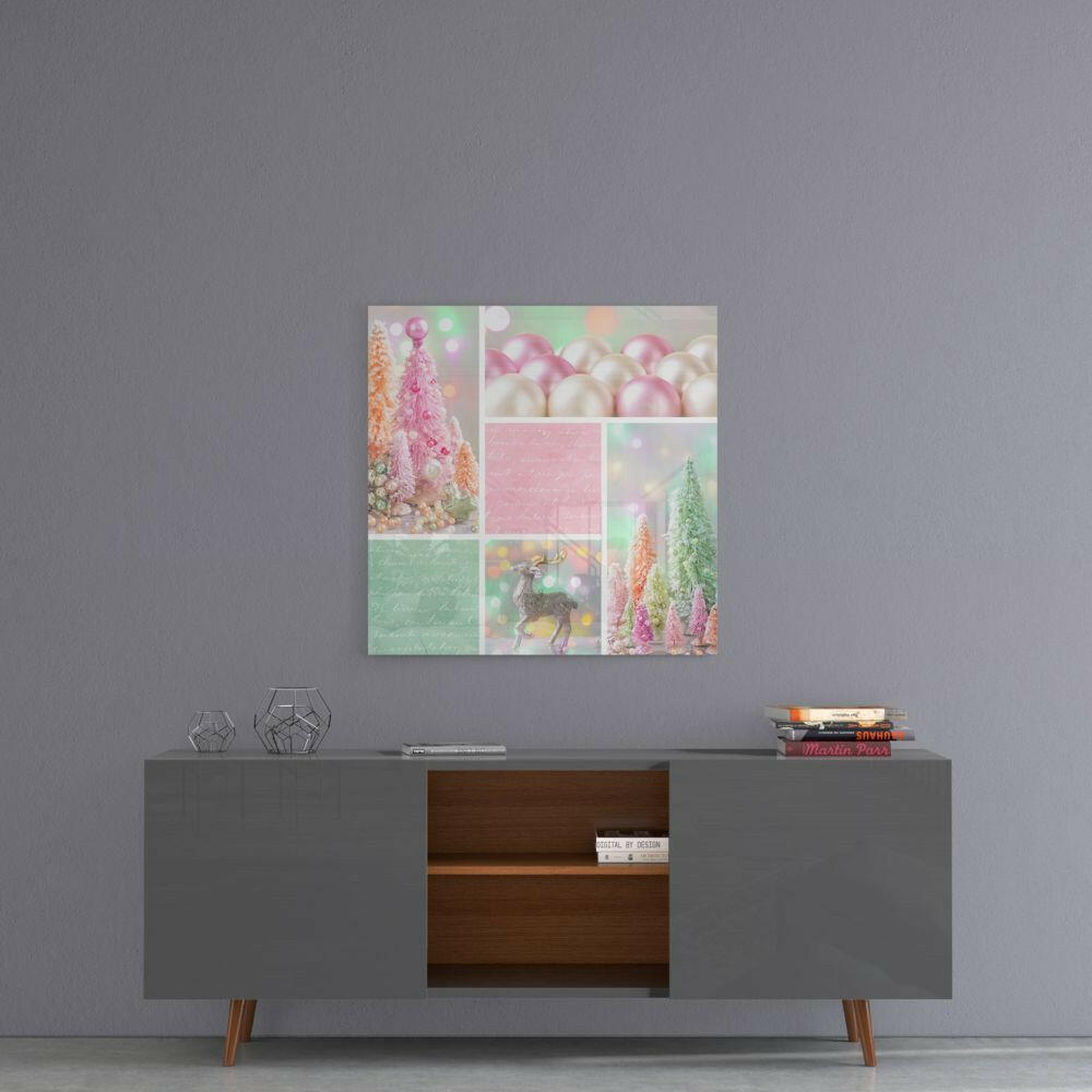 Christmas Glass Wall Art.