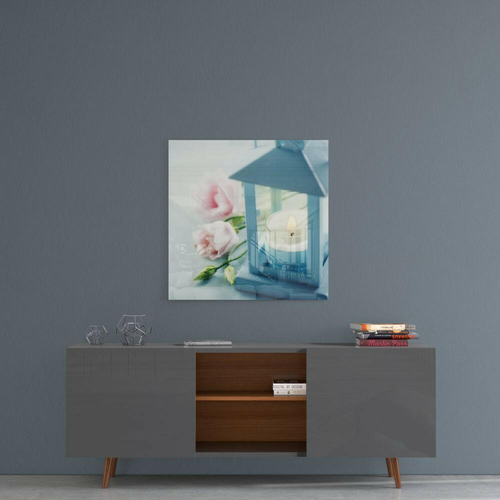 Candle Glass Wall Art.