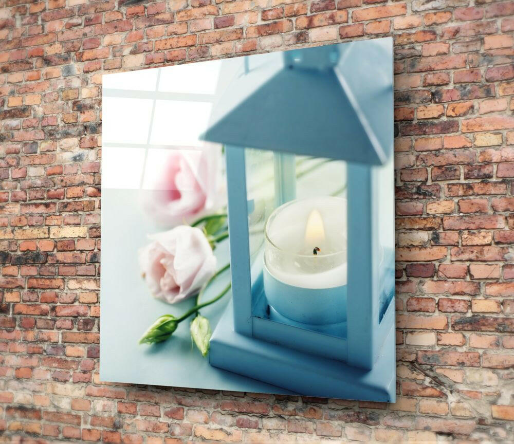 Candle Glass Wall Art.