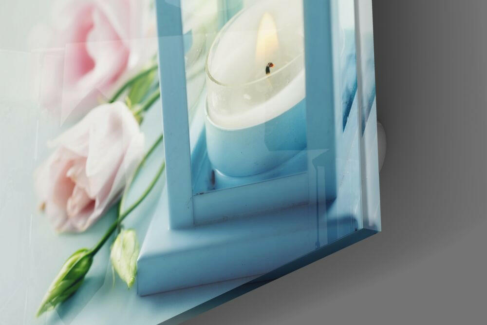 Candle Glass Wall Art.