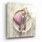 Heart Glass Wall Art.