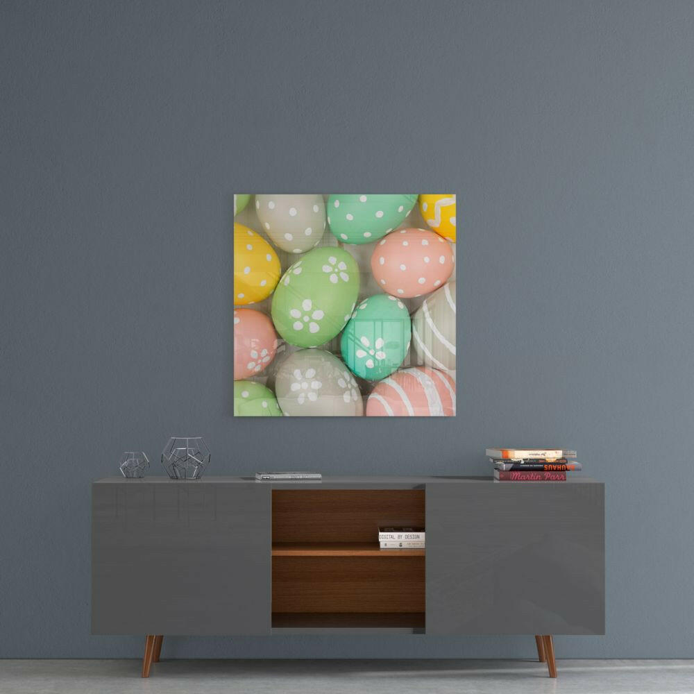 Eggs Glass Wall Art.