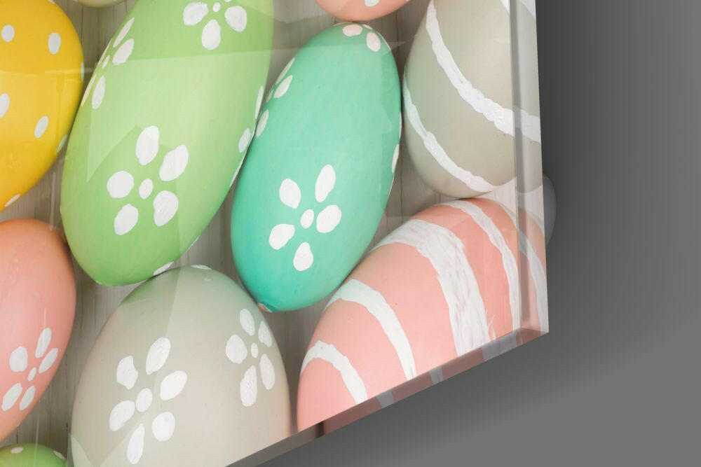 Eggs Glass Wall Art.