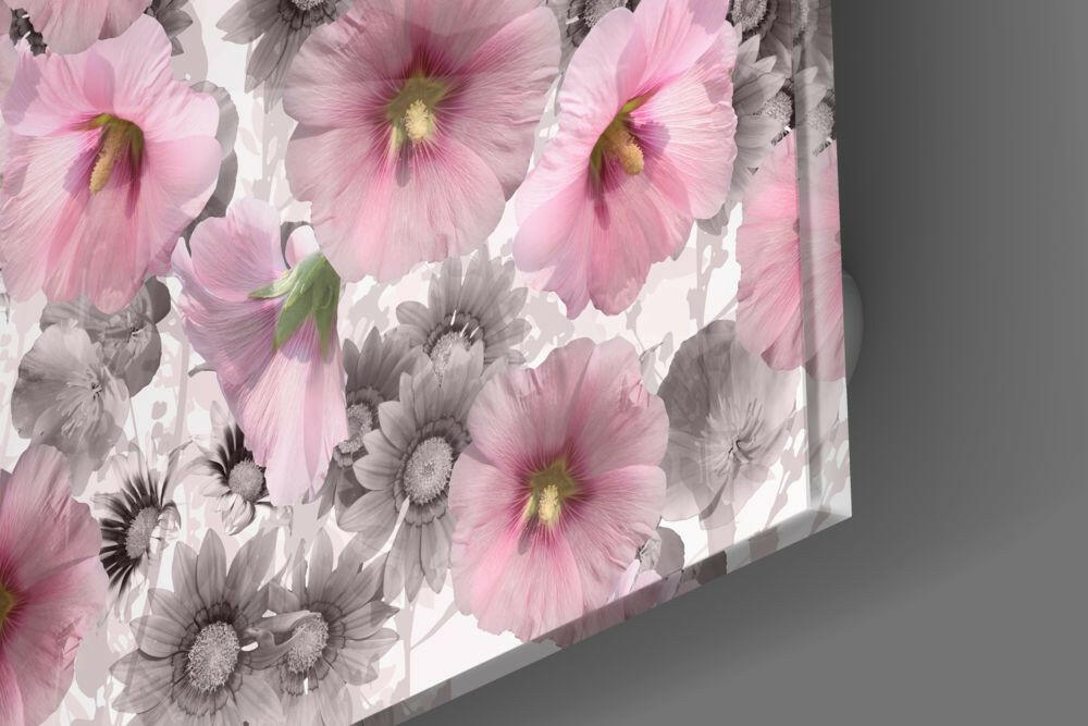 Flower Glass Wall Art.