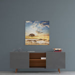 Africa (Wide Meadow) Glass Wall Art.