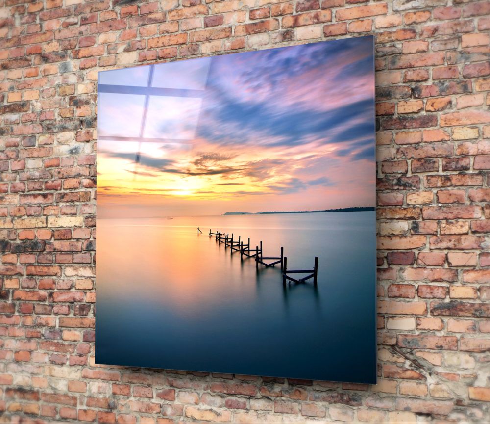 Sunset Glass Wall Art.