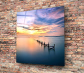 Sunset Glass Wall Art.