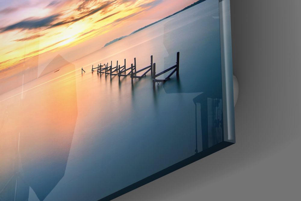 Sunset Glass Wall Art.