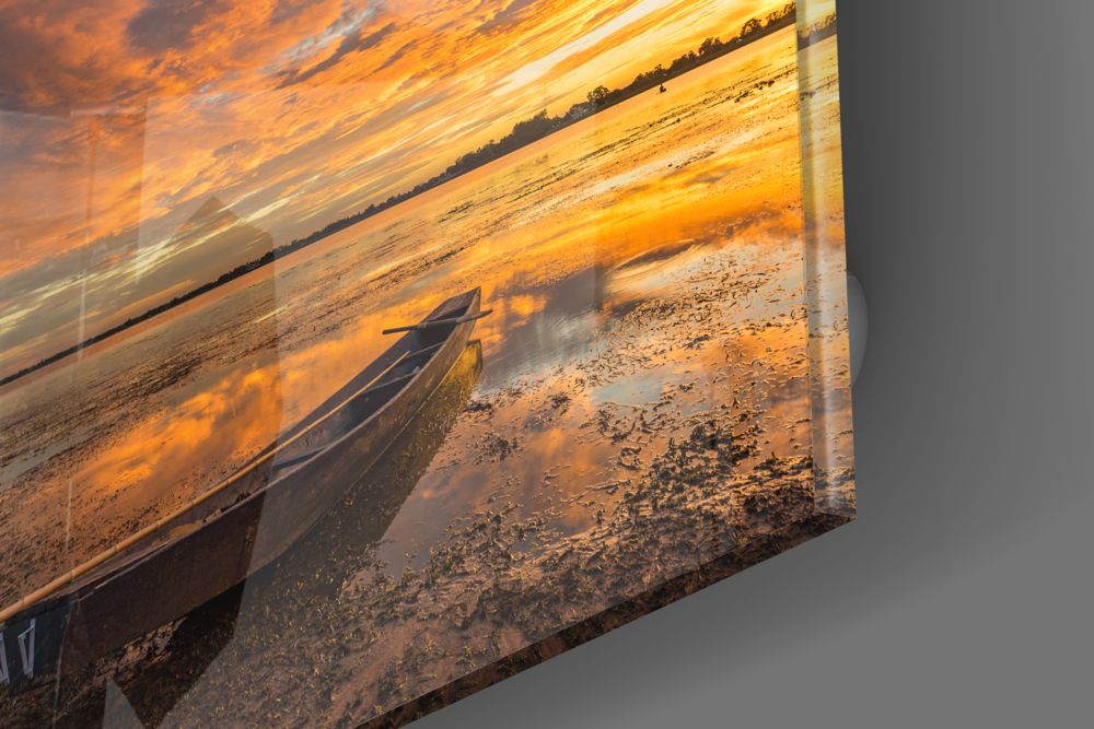 Sunset Glass Wall Art.