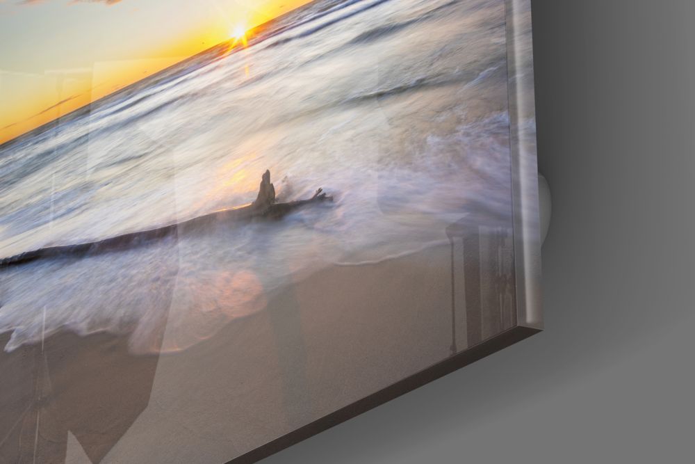 Sunset Glass Wall Art.