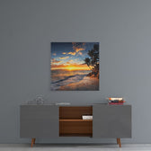 Palm Trees Glass Wall Art.