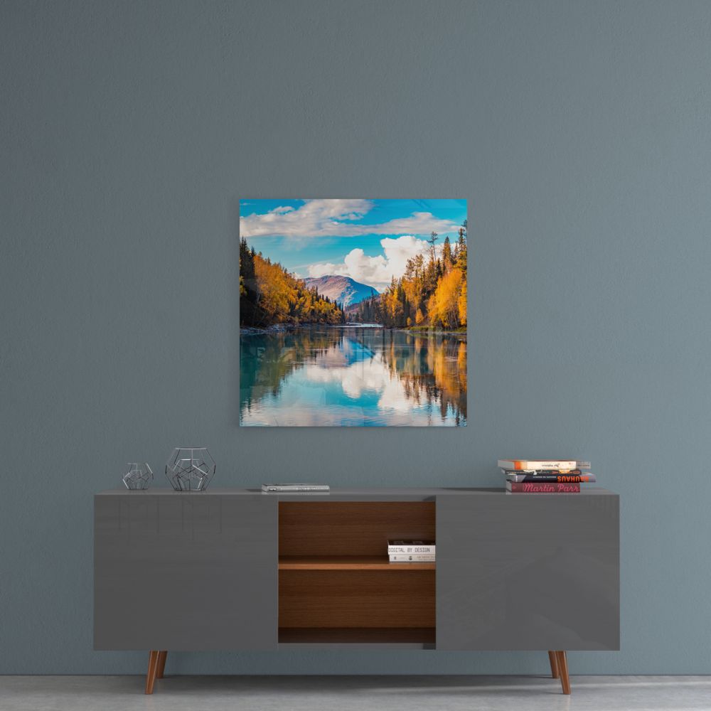 Lake Glass Wall Art.