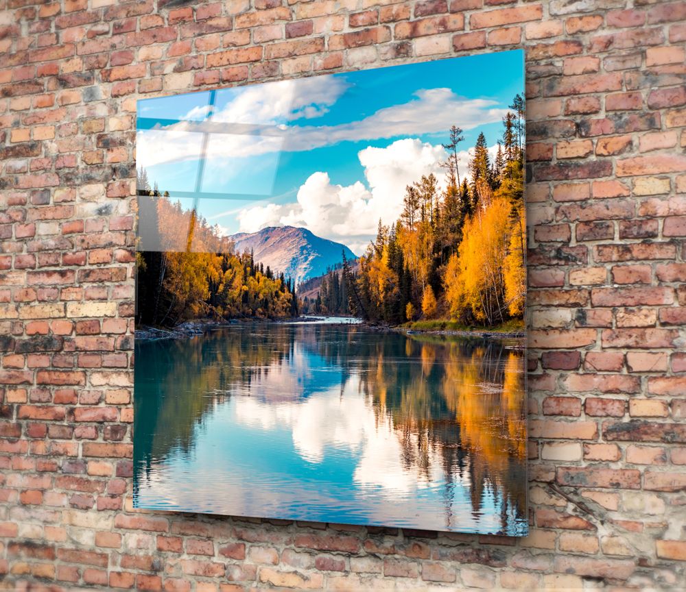 Lake Glass Wall Art.