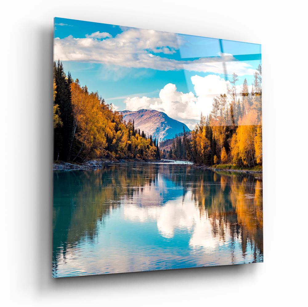 Lake Glass Wall Art.
