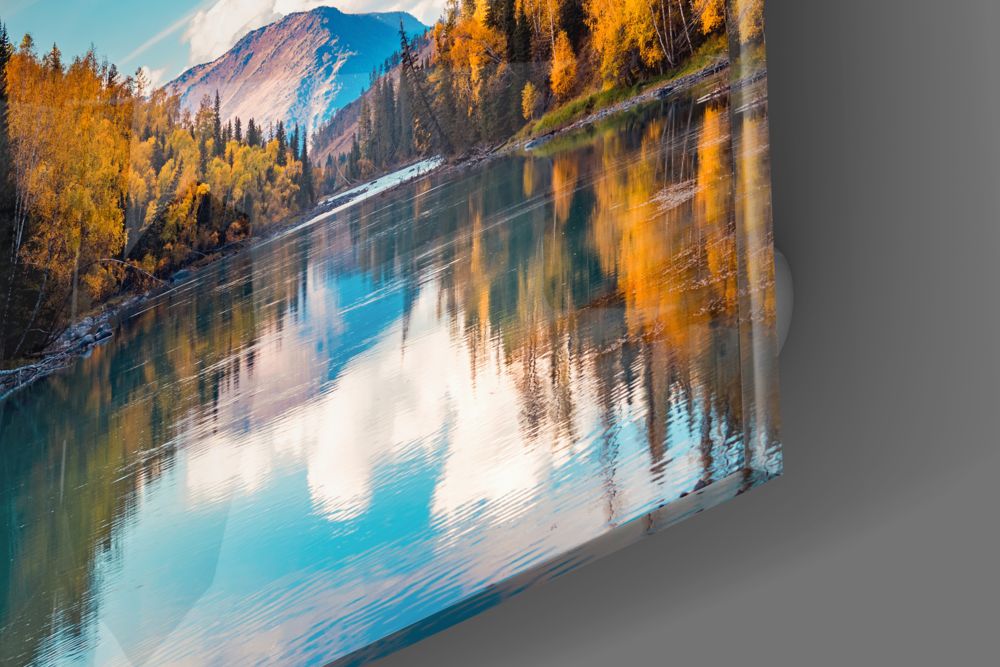 Lake Glass Wall Art.