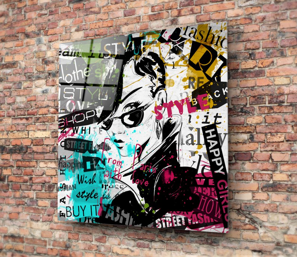Fashion Glass Wall Art.