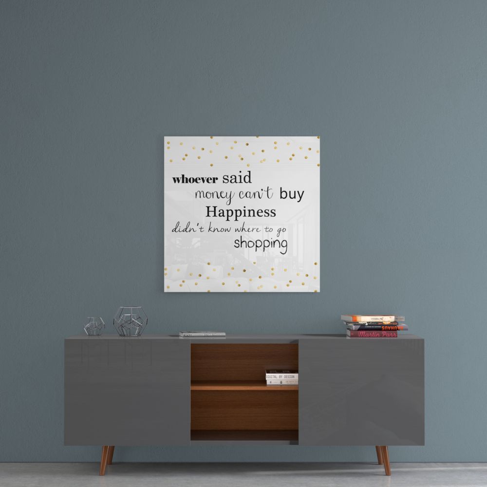 Shopping Glass Wall Art.