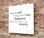 Shopping Glass Wall Art.