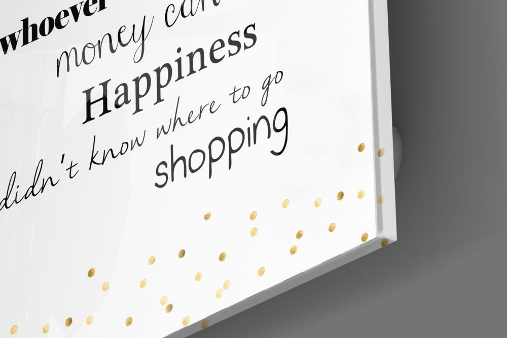 Shopping Glass Wall Art.