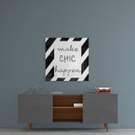 Chic Glass Wall Art.