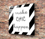 Chic Glass Wall Art.