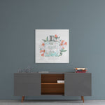Eau De Toilette Glass Wall Art.